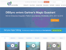 Tablet Screenshot of mydbsync.com